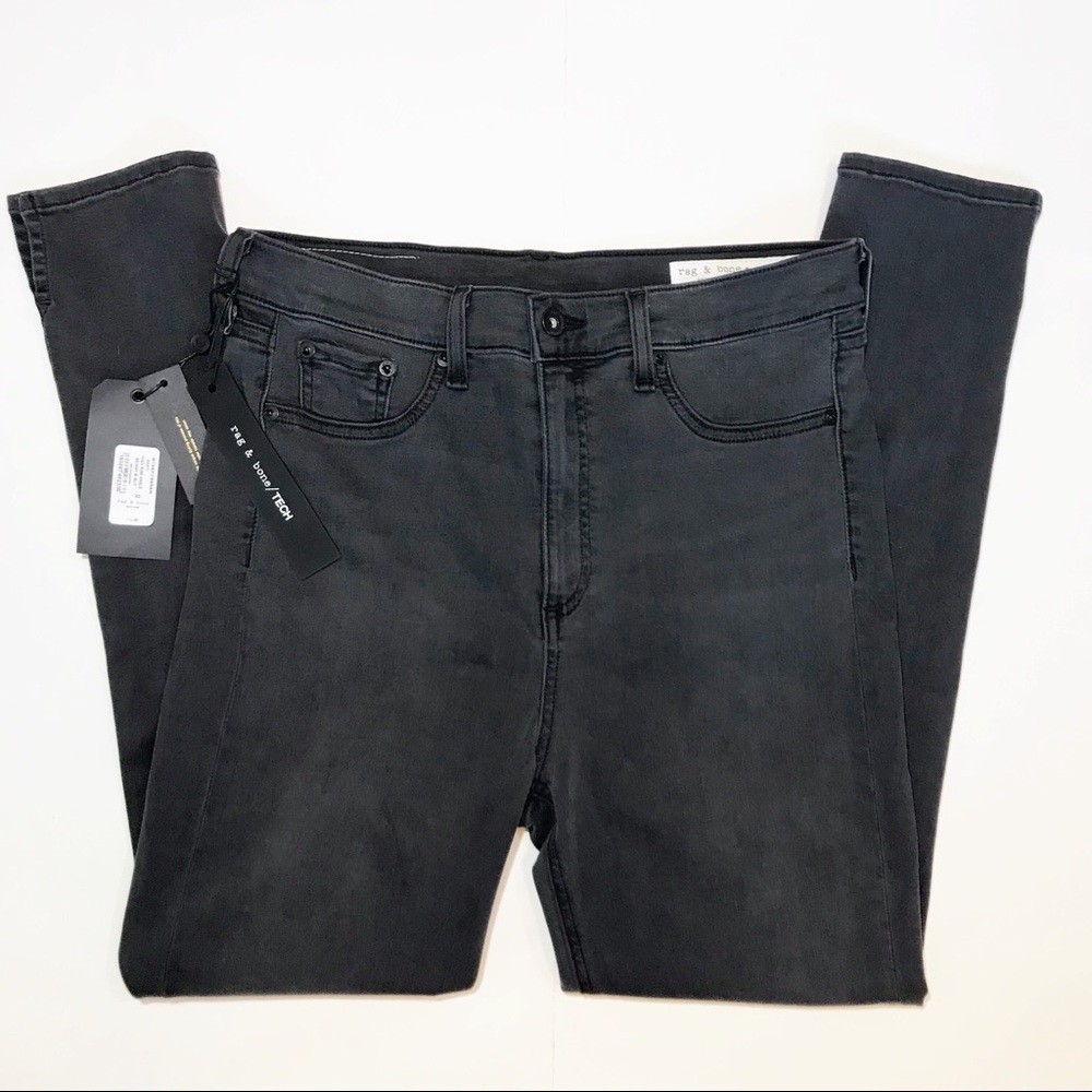 SOLD rag & bone High Rise Split Ankle Skinny Jeans - Picture 6 of 8